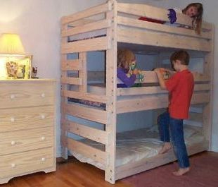 Triple Bunk  Designs on Triple Bunk Bed Plans Picture