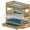 Quadruple Bunk Bed Sleeps 4 with a 9 foot Ceiling