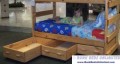 Bunk Bed Storage Drawers Set of Three