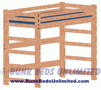 Drawers Plans on Loft Or Bunk Bed Plan Tall Extra Long Twin