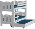 Picket Fence Bunk Bed Photograph